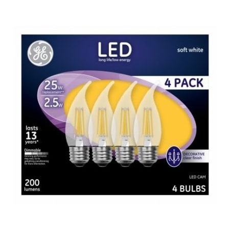 GE4PK 25W SW CAM Bulb